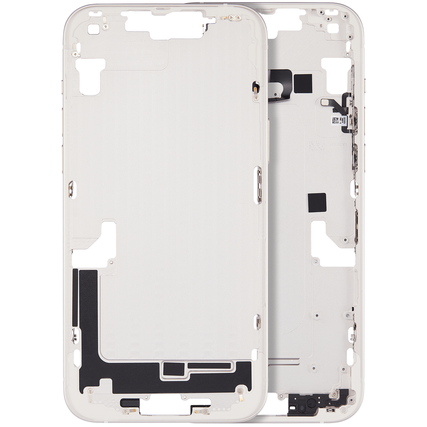 Mid-Frame Housing W/ Small Parts For iPhone 14 Plus (EU / Global Version) (Aftermarket Plus) (Starlight)