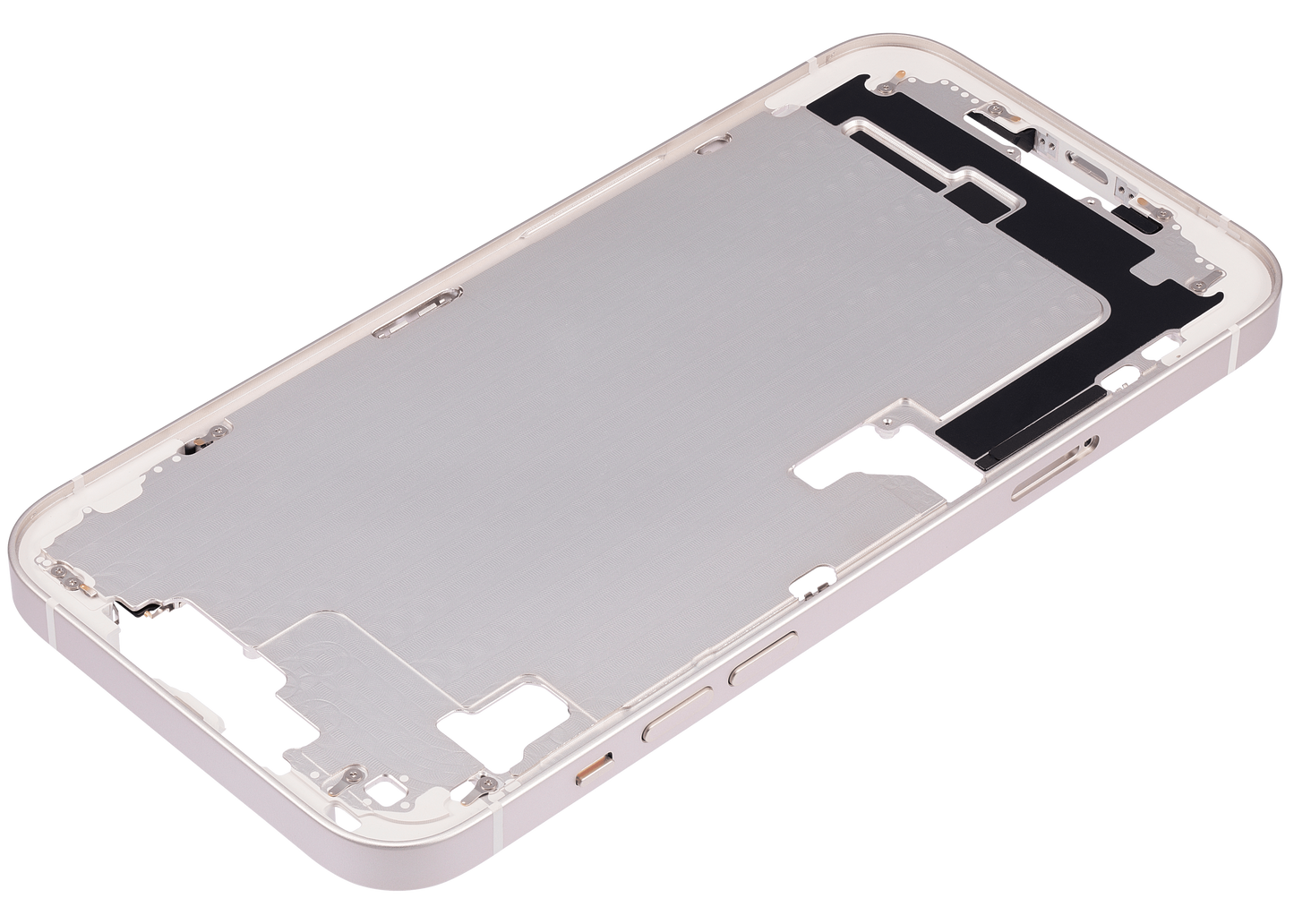 Mid-Frame Housing W/ Small Parts For iPhone 14 Plus (EU / Global Version) (Aftermarket Plus) (Starlight)