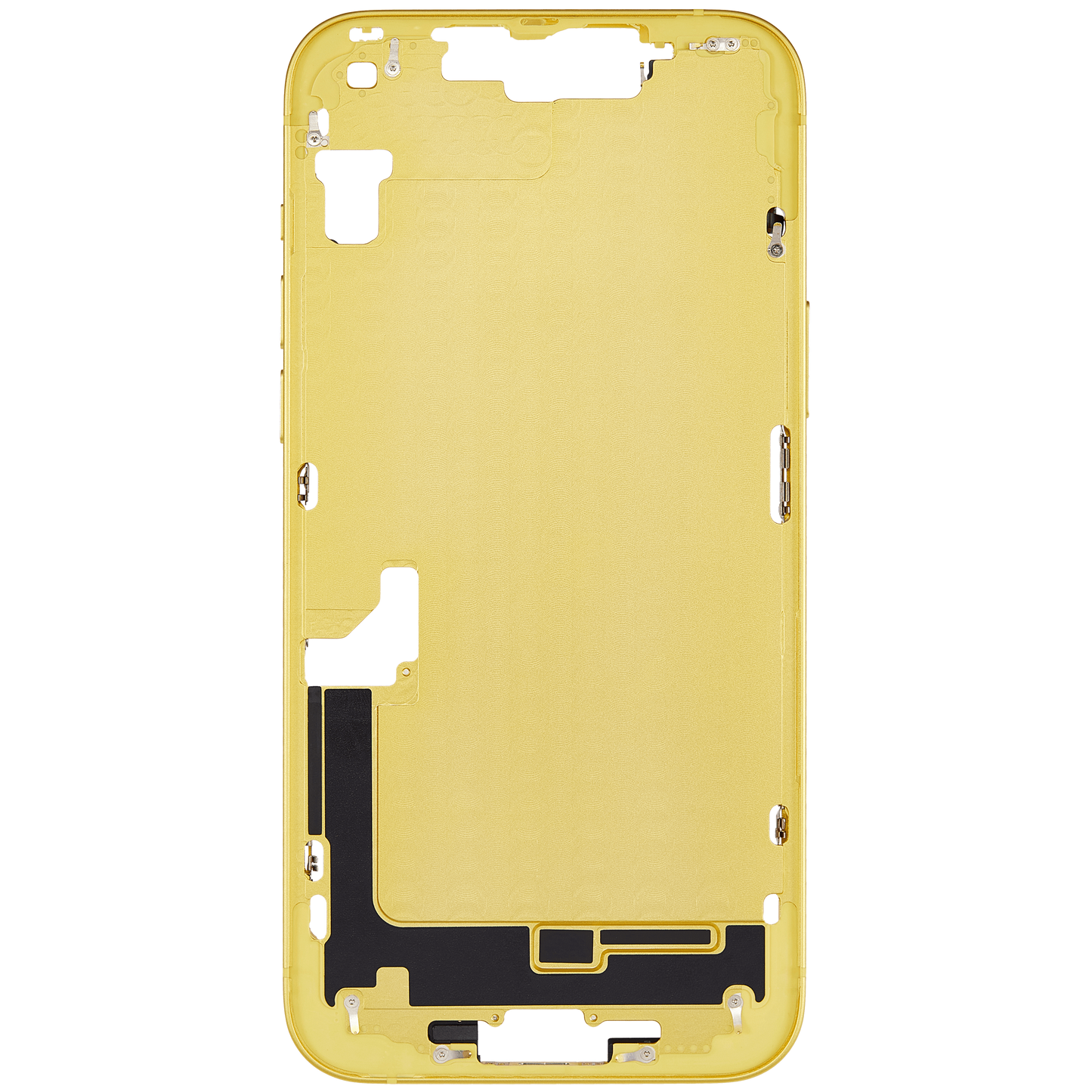 Mid-Frame Housing W/ Small Parts For iPhone 14 Plus (EU / Global Version) (Aftermarket Plus) (Yellow)