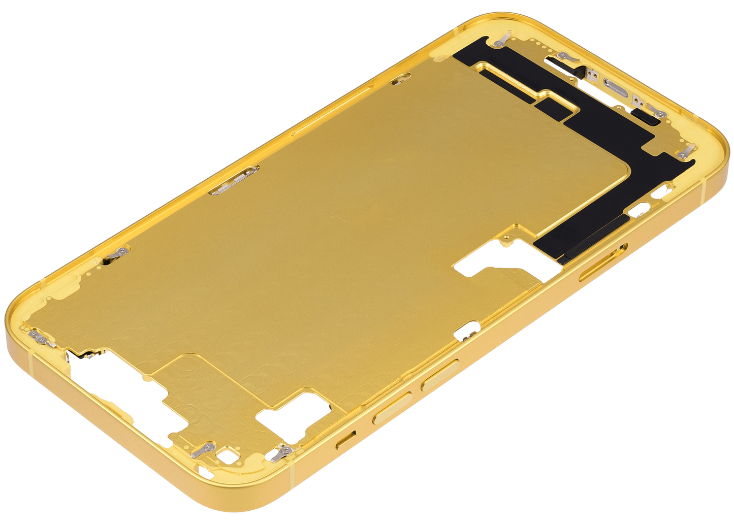 Mid-Frame Housing W/ Small Parts For iPhone 14 Plus (EU / Global Version) (Aftermarket Plus) (Yellow)