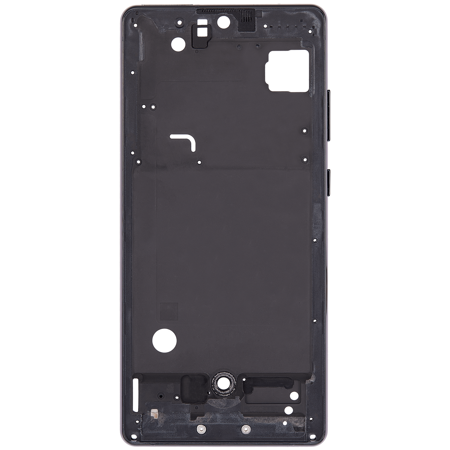 Mid-Frame Housing For Samsung Galaxy A71 5G UW (A716V / 2020) (Prism Cube Black)