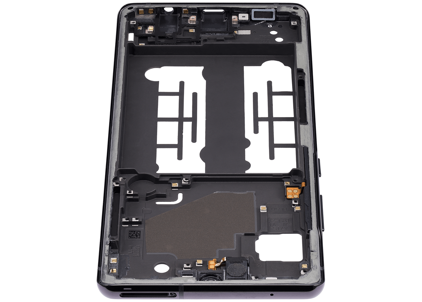 Mid-Frame Housing For Samsung Galaxy A71 5G UW (A716V / 2020) (Prism Cube Black)