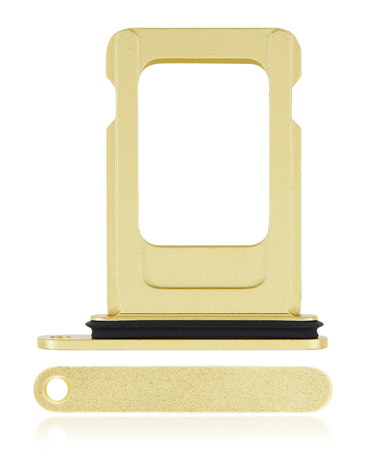 Single Sim Card Tray For iPhone 14 / 14 Plus (Yellow)