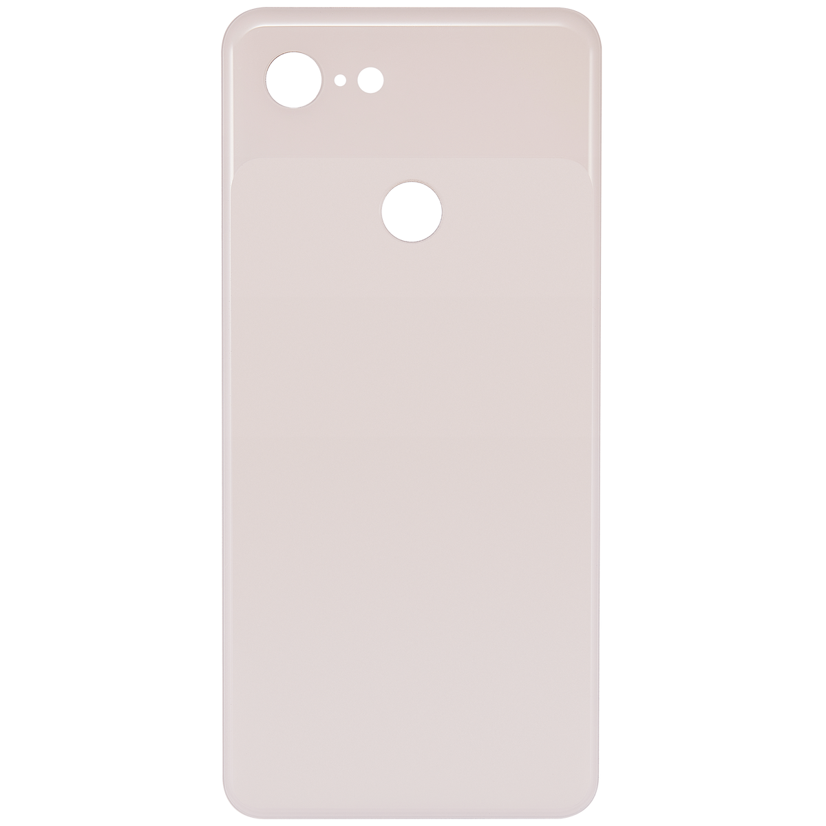 Back cover Glass For Google Pixel 3 (Pink) - repair component alternate view