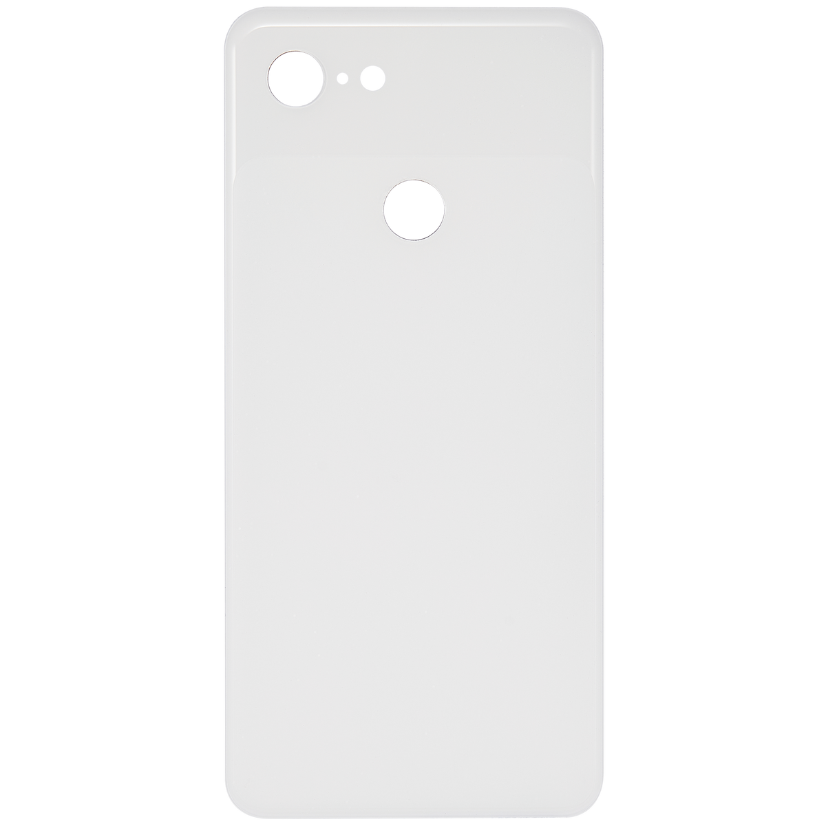 Back cover Glass For Google Pixel 3 (Clearly White) - repair component alternate view