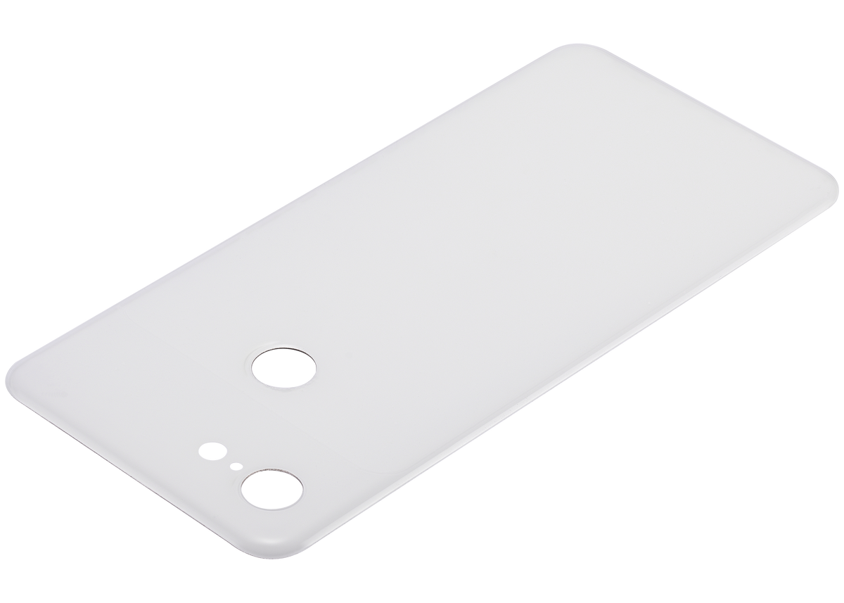 Back cover Glass For Google Pixel 3 (Clearly White) - phone repair part close-up