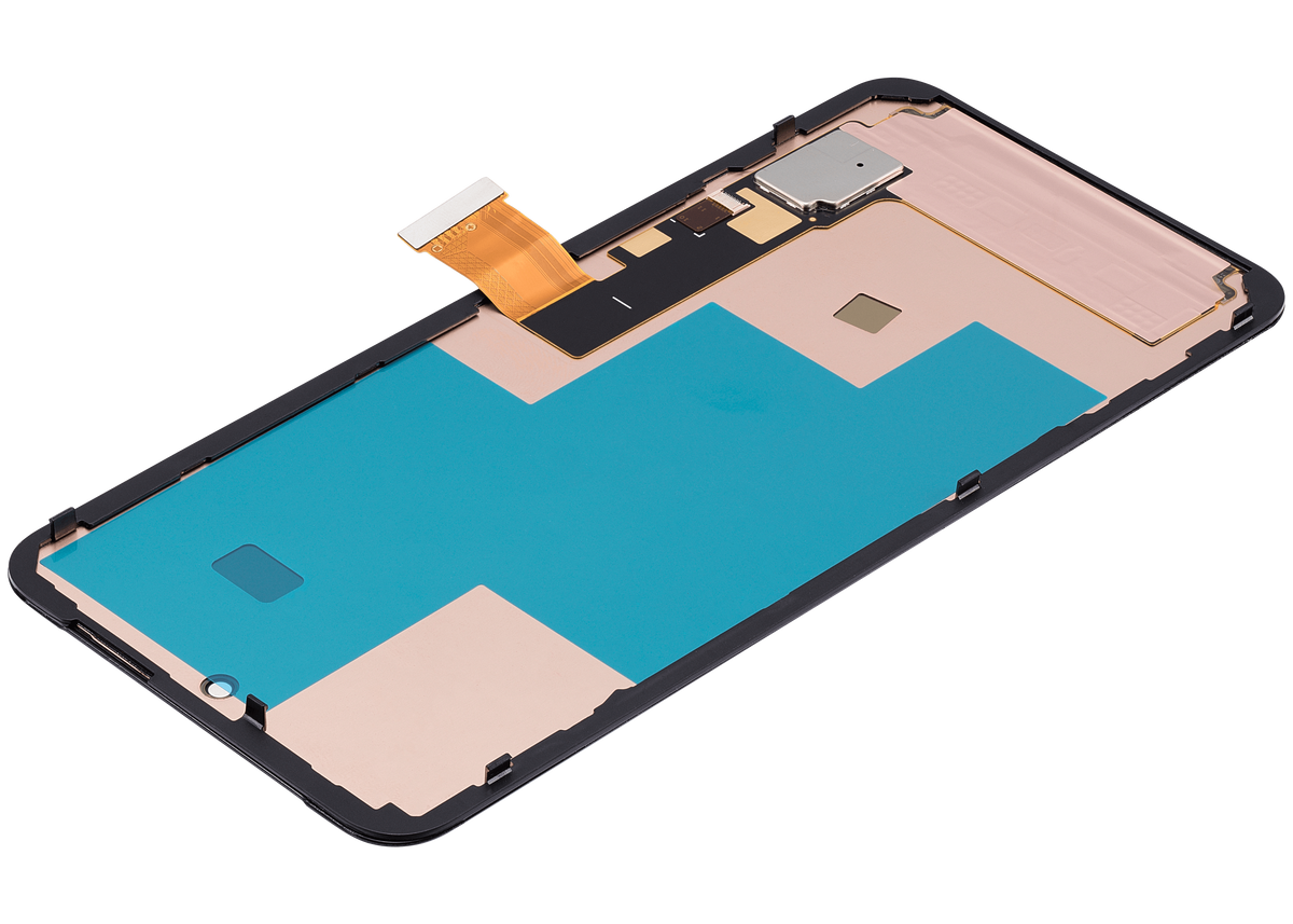 OLED Assembly With Frame (Without Fingerprint Sensor) For Google Pixel 8 (Refurbished) (All Colors) - replacement part additional angle