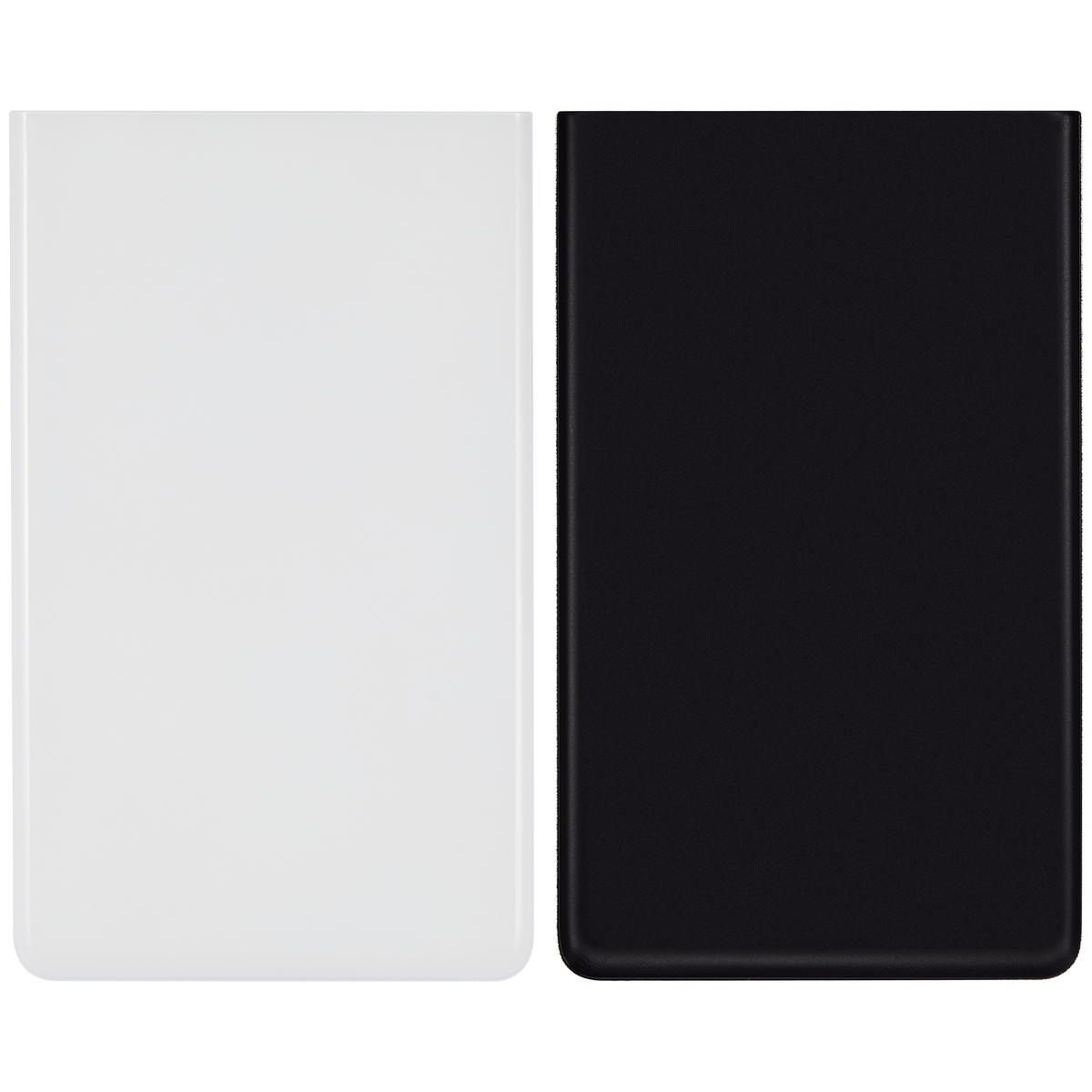 Bottom Back cover Glass For Google Pixel 7 (Snow) - repair component detailed angle
