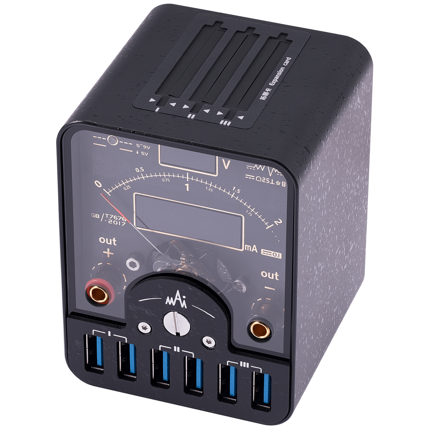 LT1 Individual DC Power Supply Unit W/ Diagnosis Meter, Quarter Bracket Holder 7" Bulldozer & Expansion Card iPhone 6 to 14 Series (Qianli)