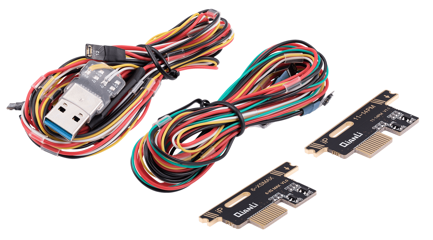 LT1 Individual DC Power Supply Unit W/ Diagnosis Meter, Quarter Bracket Holder 7" Bulldozer & Expansion Card iPhone 6 to 14 Series (Qianli)