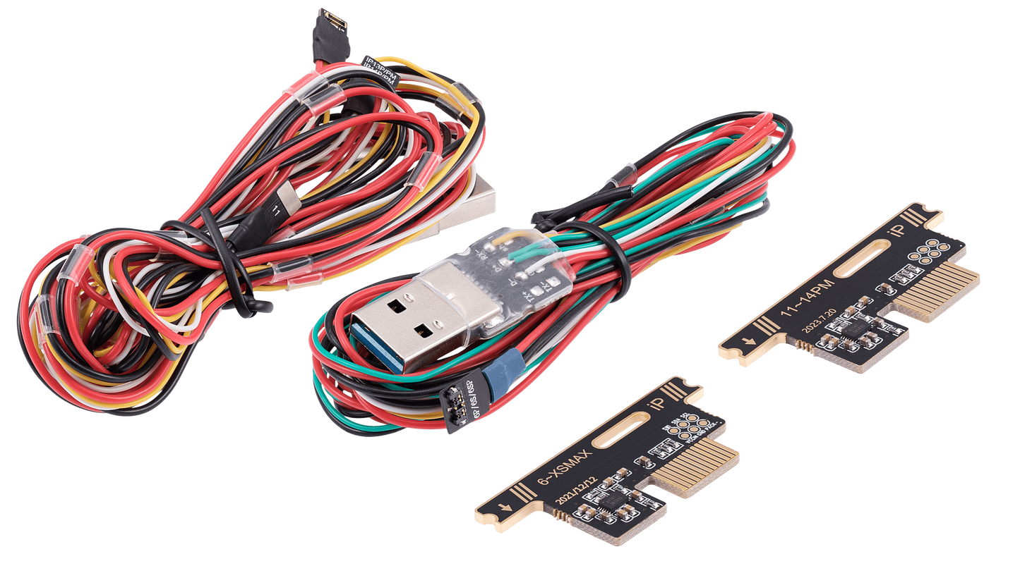 LT1 Individual DC Power Supply Unit W/ Diagnosis Meter, Quarter Bracket Holder 7" Bulldozer & Expansion Card iPhone 6 to 14 Series (Qianli)