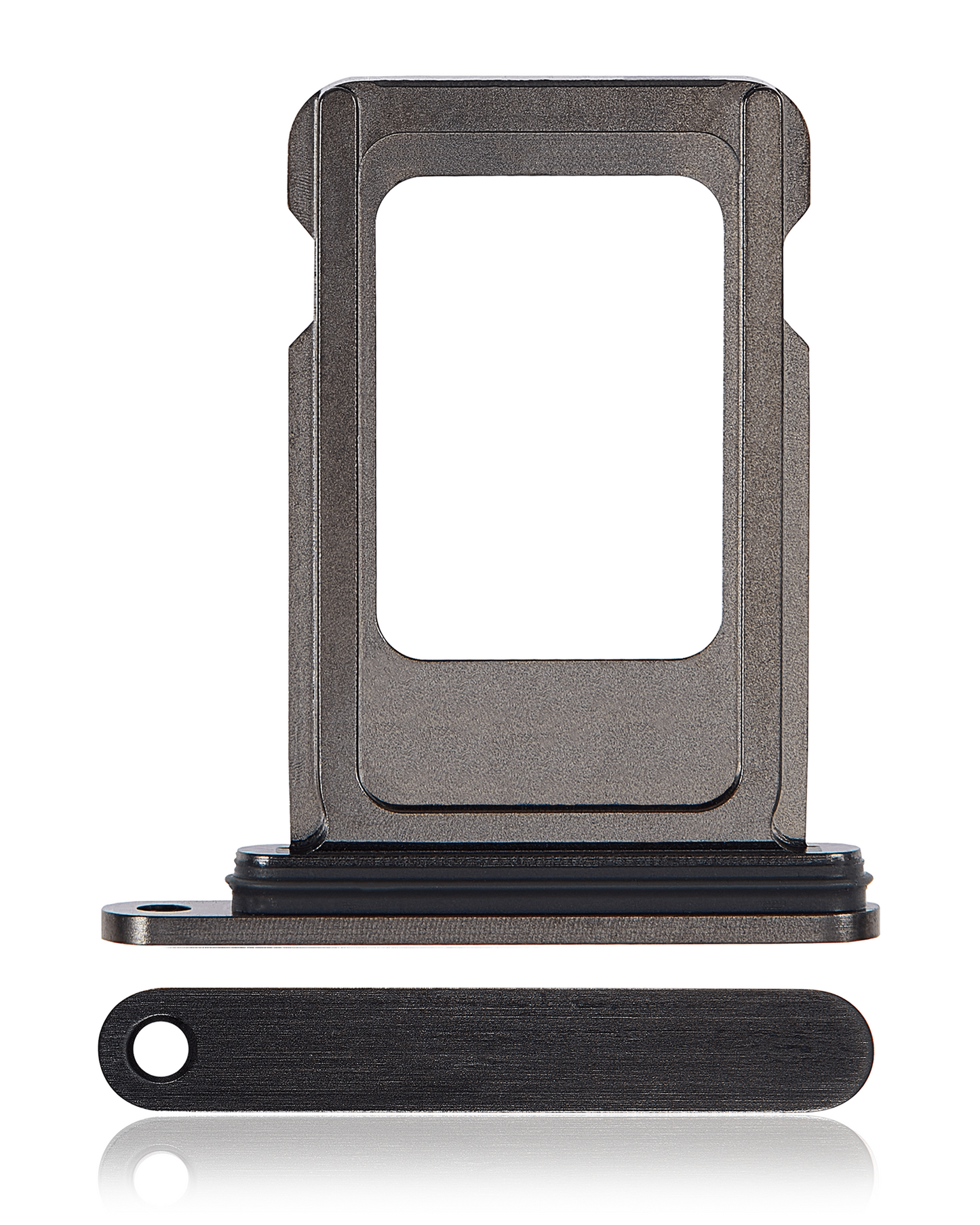Single Sim Card Tray For iPhone 15 Pro / 15 Pro Max (Black Titanium)