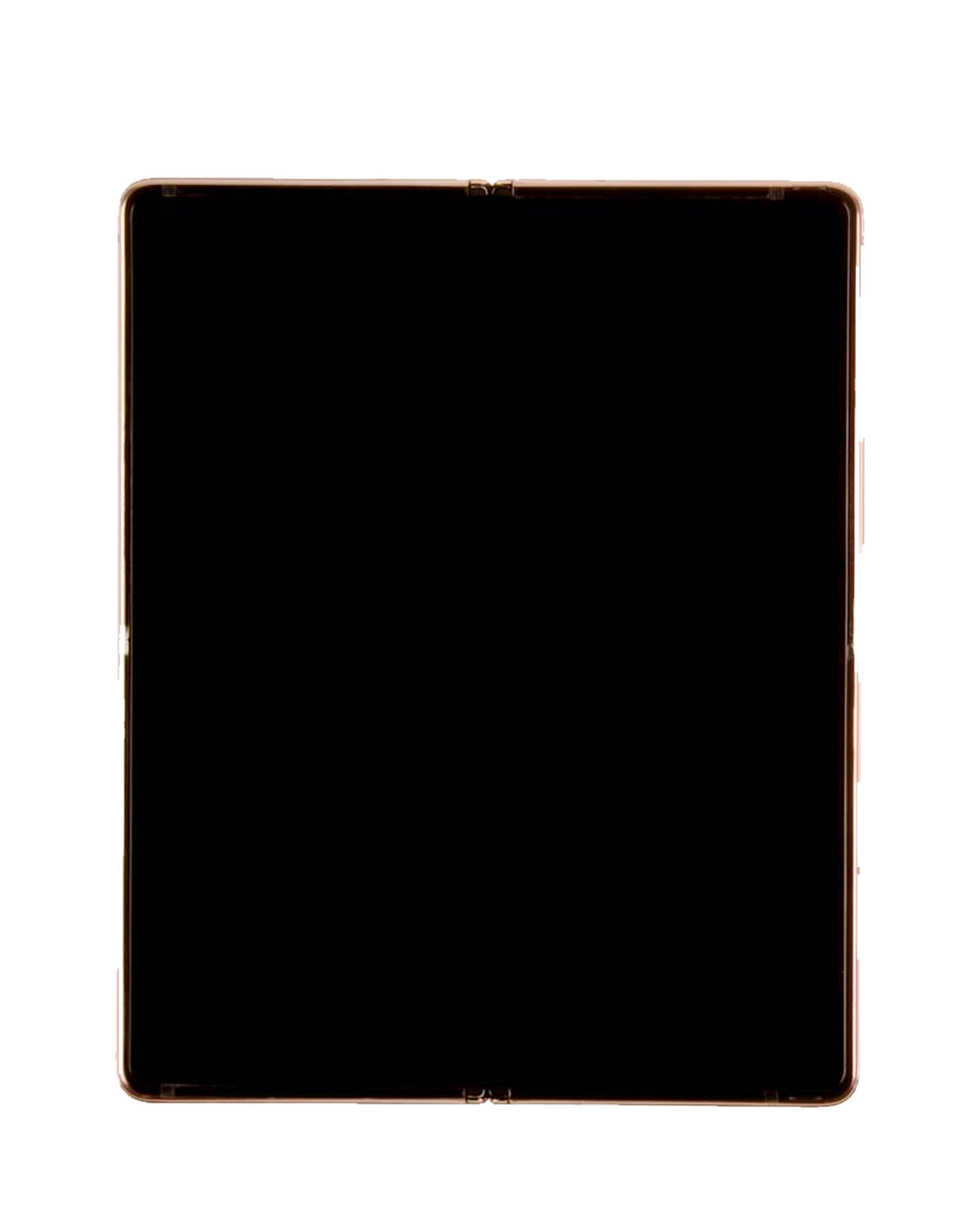 Profile view of Inner OLED Assembly With Frame For Samsung Galaxy Z Fold 2 5G (Used OEM Pull: Grade B/C) (US & International) (Mystic Bronze)