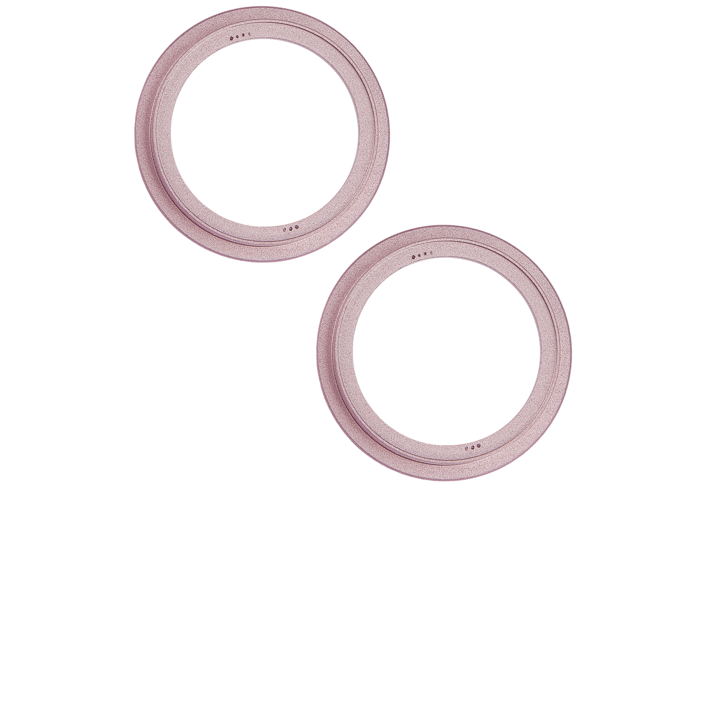 Back Camera Bezel Ring Only For iPhone 15 / 15 Plus (Pink) (2 Piece Set)