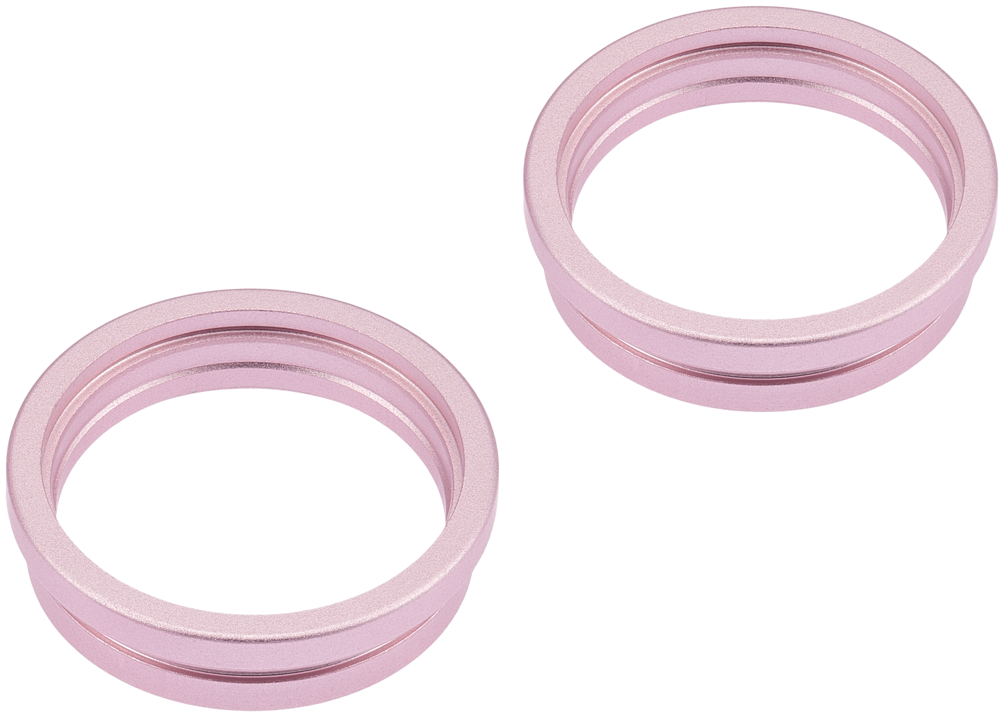 Back Camera Bezel Ring Only For iPhone 15 / 15 Plus (Pink) (2 Piece Set)