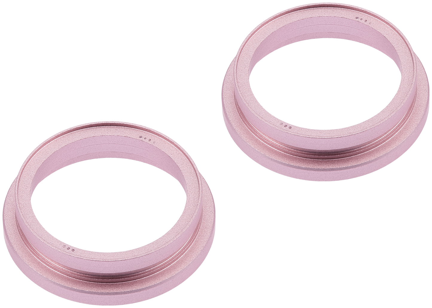 Back Camera Bezel Ring Only For iPhone 15 / 15 Plus (Pink) (2 Piece Set)