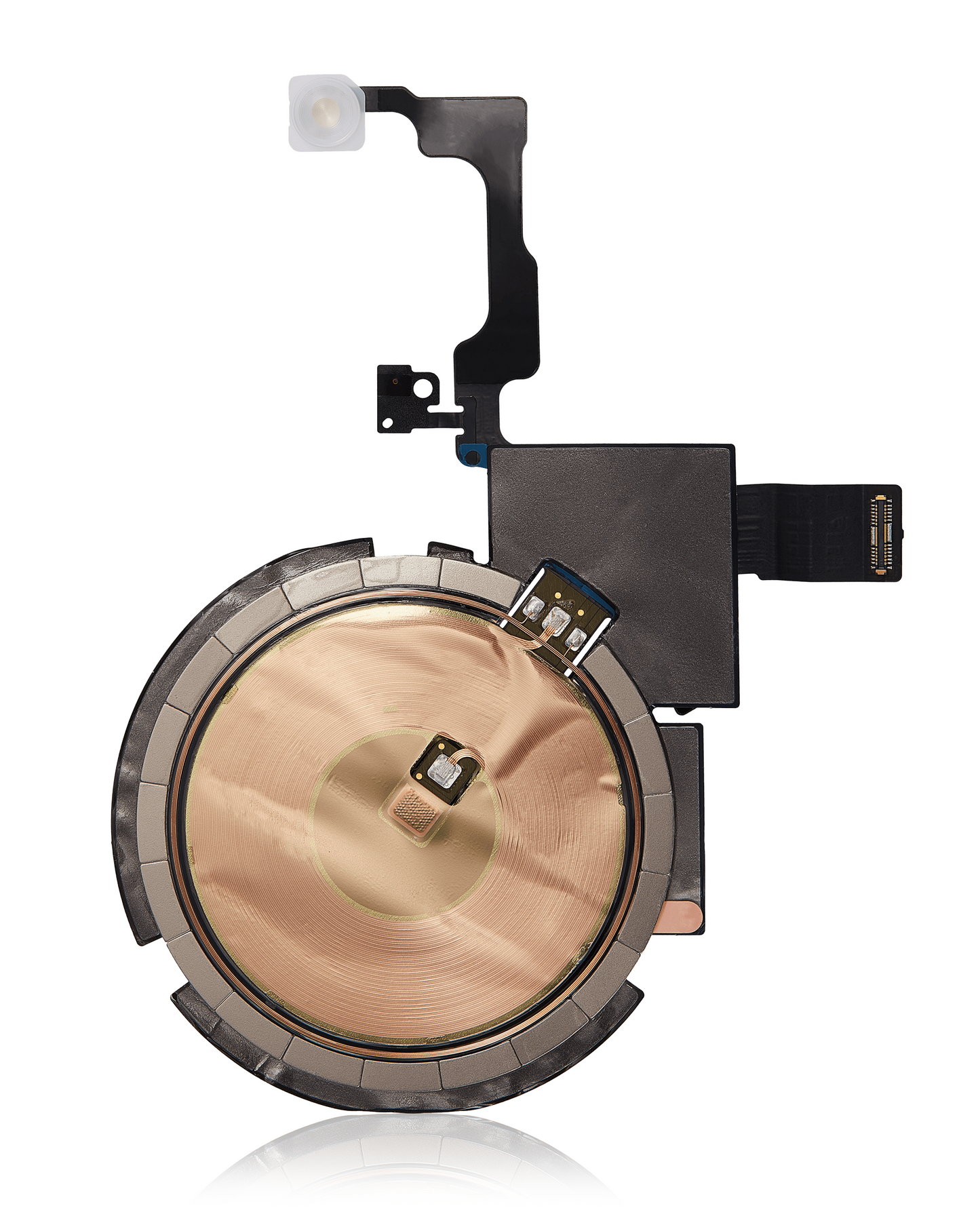 Wireless NFC Charging Flex With Flashlight Flex Cable For iPhone 15 Pro Max