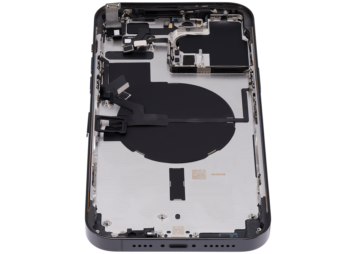Back Housing W/ Small Parts For iPhone 14 Pro Max (EU / Global Version) (Aftermarket Plus) (Space Black)