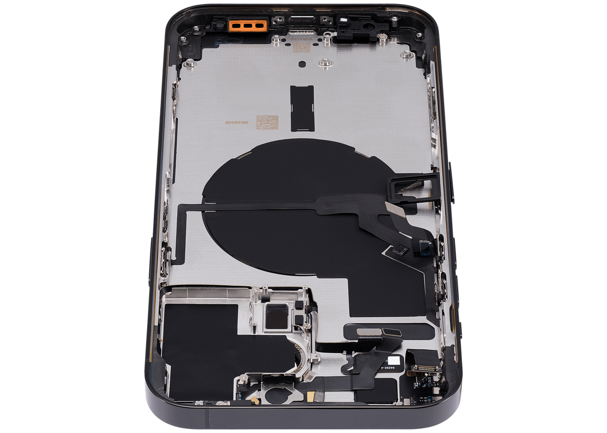 Back Housing W/ Small Parts For iPhone 14 Pro Max (EU / Global Version) (Aftermarket Plus) (Space Black)