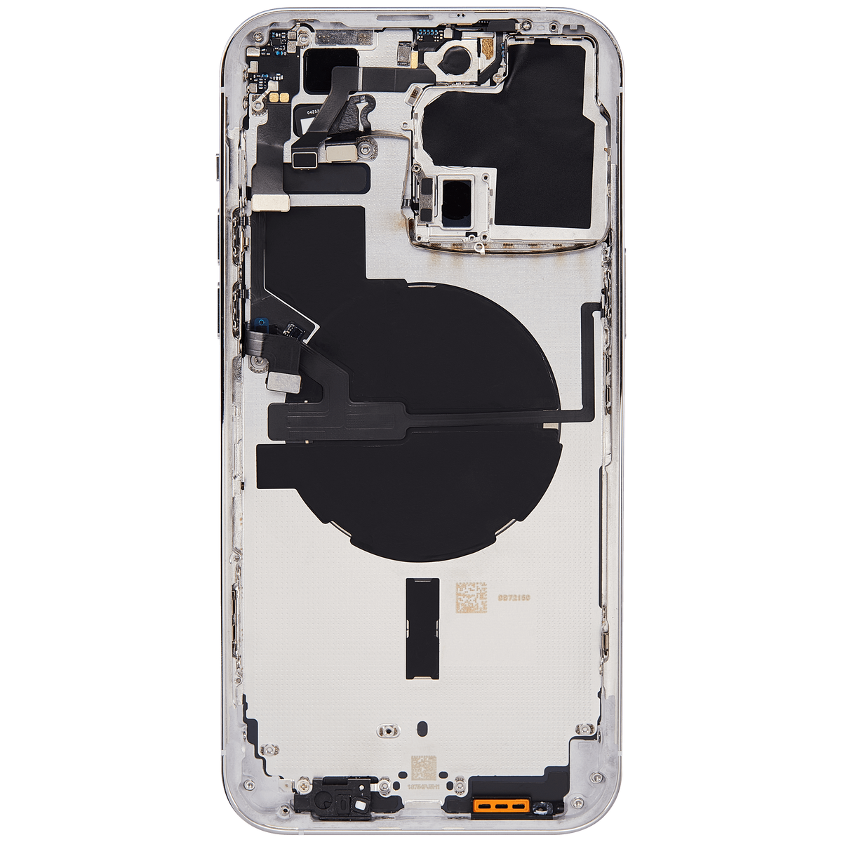 Back Housing W/ Small Parts For iPhone 14 Pro Max (EU / Global Version) (Aftermarket Plus) (Silver)