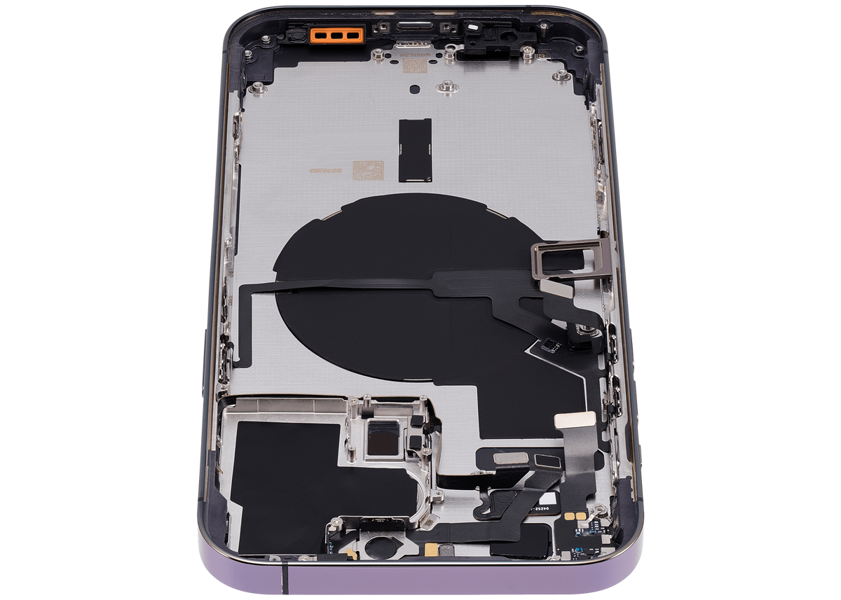 Back Housing W/ Small Parts For iPhone 14 Pro Max (EU / Global Version) (Aftermarket Plus) (Deep Purple)