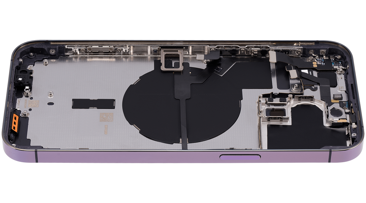 Back Housing W/ Small Parts For iPhone 14 Pro Max (EU / Global Version) (Aftermarket Plus) (Deep Purple)