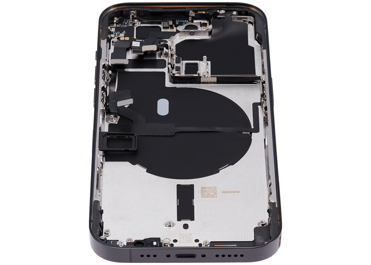 Back Housing W/ Small Parts For iPhone 14 Pro (EU / Global Version) (Aftermarket Plus) (Space Black)