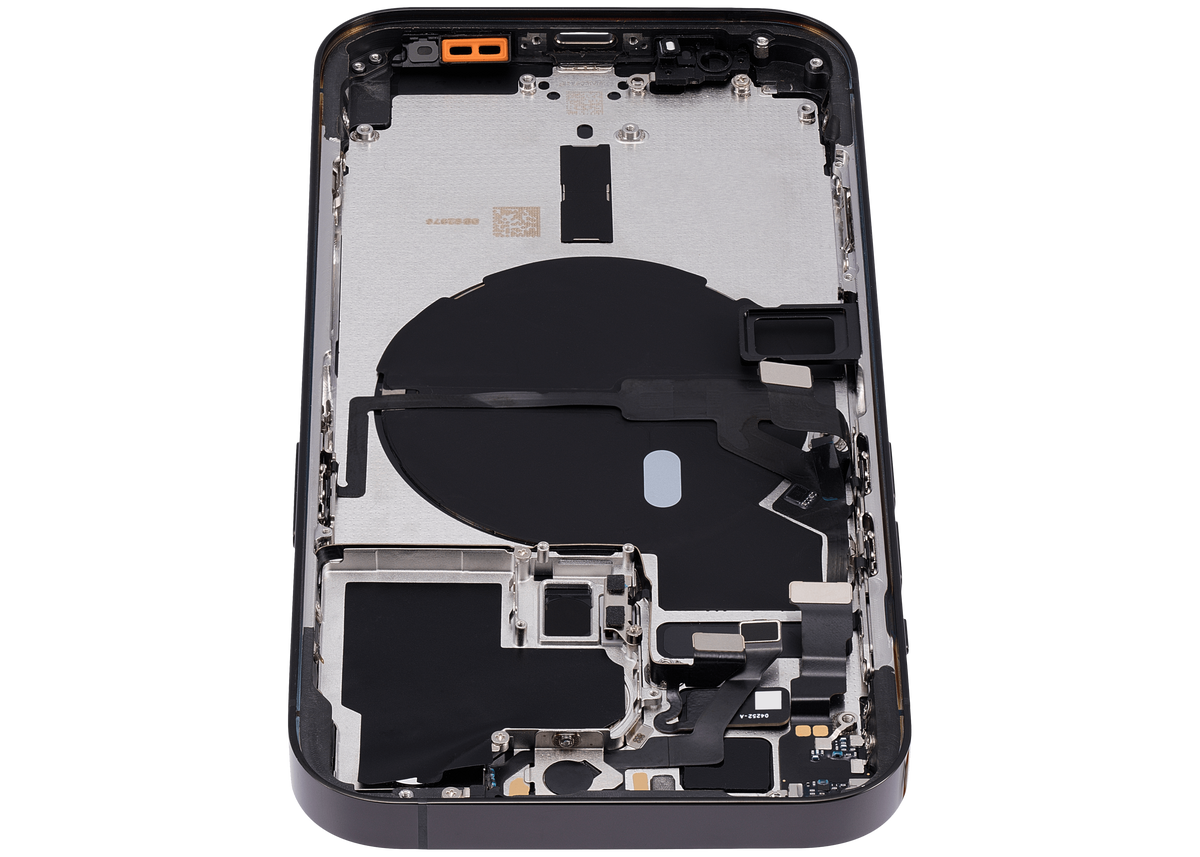 Back Housing W/ Small Parts For iPhone 14 Pro (EU / Global Version) (Aftermarket Plus) (Space Black)
