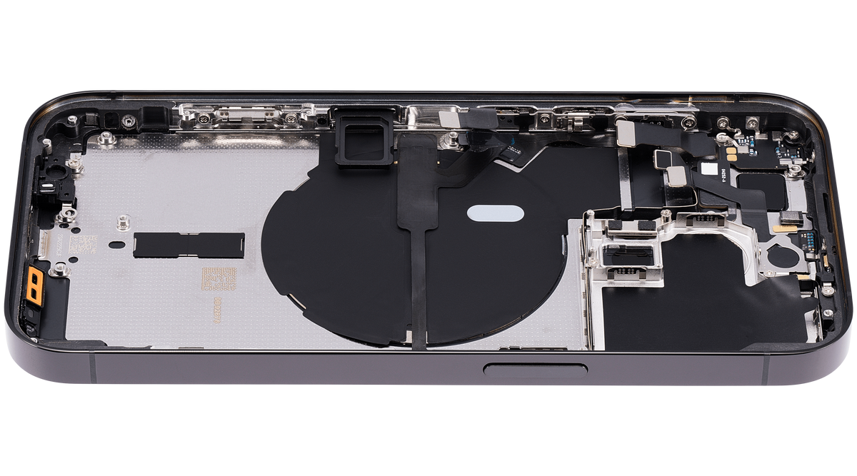 Back Housing W/ Small Parts For iPhone 14 Pro (EU / Global Version) (Aftermarket Plus) (Space Black)