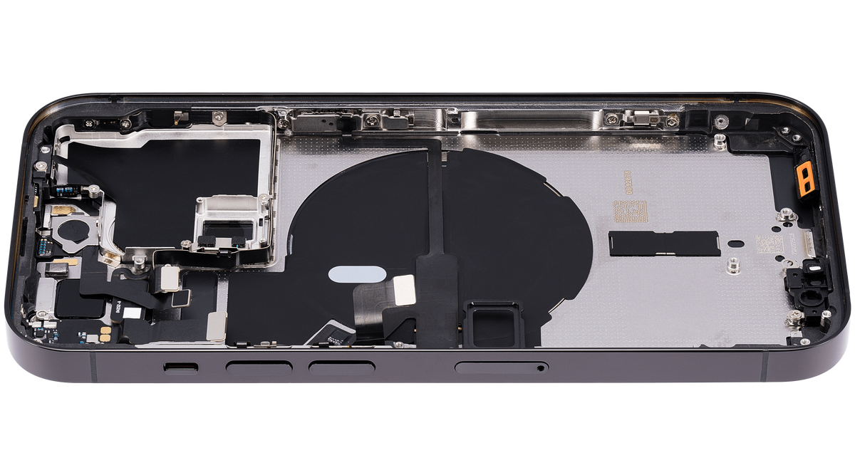 Back Housing W/ Small Parts For iPhone 14 Pro (EU / Global Version) (Aftermarket Plus) (Space Black)