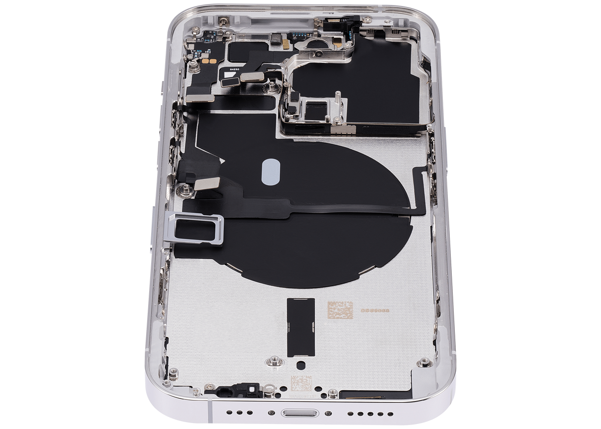 Back Housing W/ Small Parts For iPhone 14 Pro (EU / Global Version) (Aftermarket Plus) (Silver)