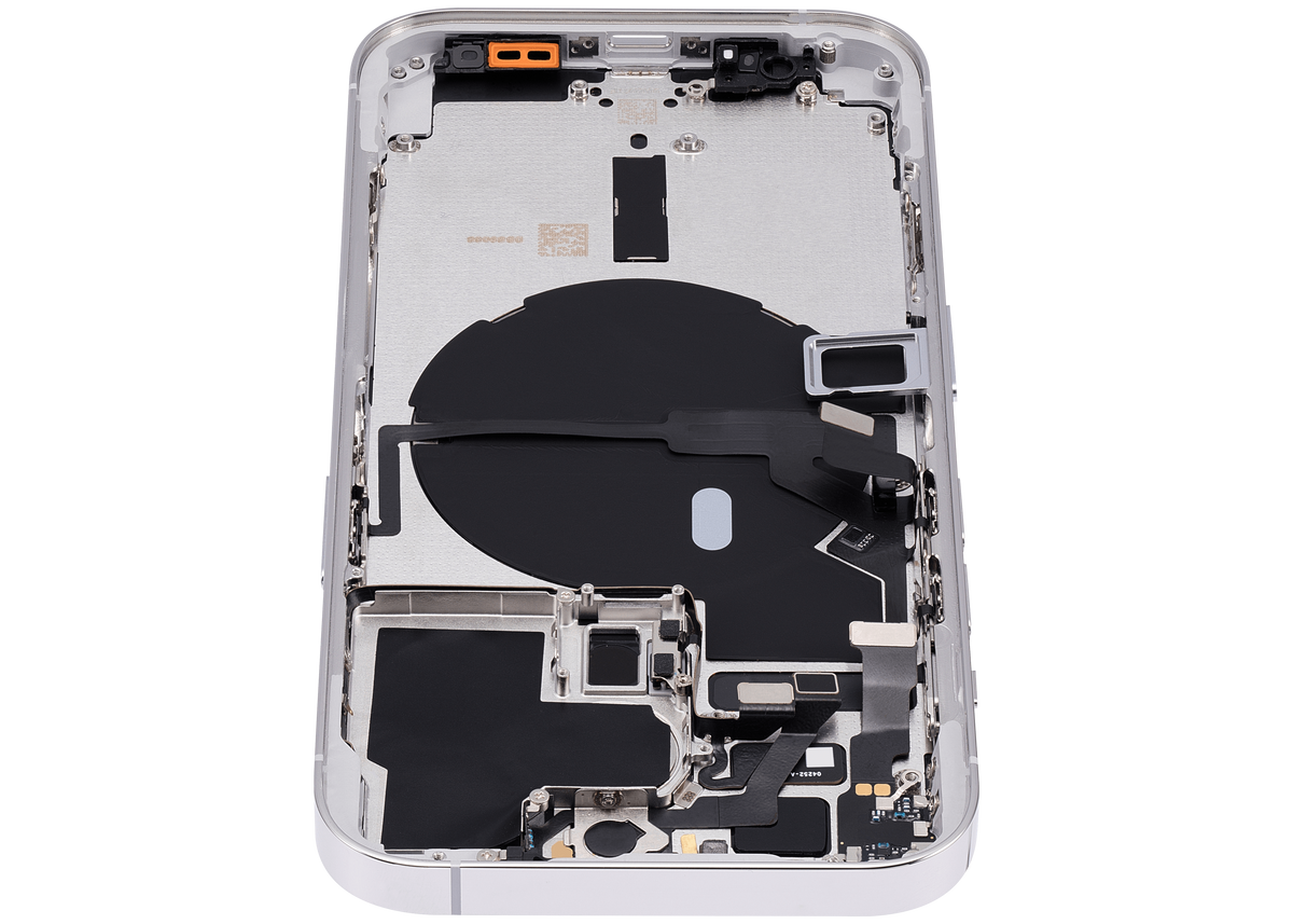 Back Housing W/ Small Parts For iPhone 14 Pro (EU / Global Version) (Aftermarket Plus) (Silver)