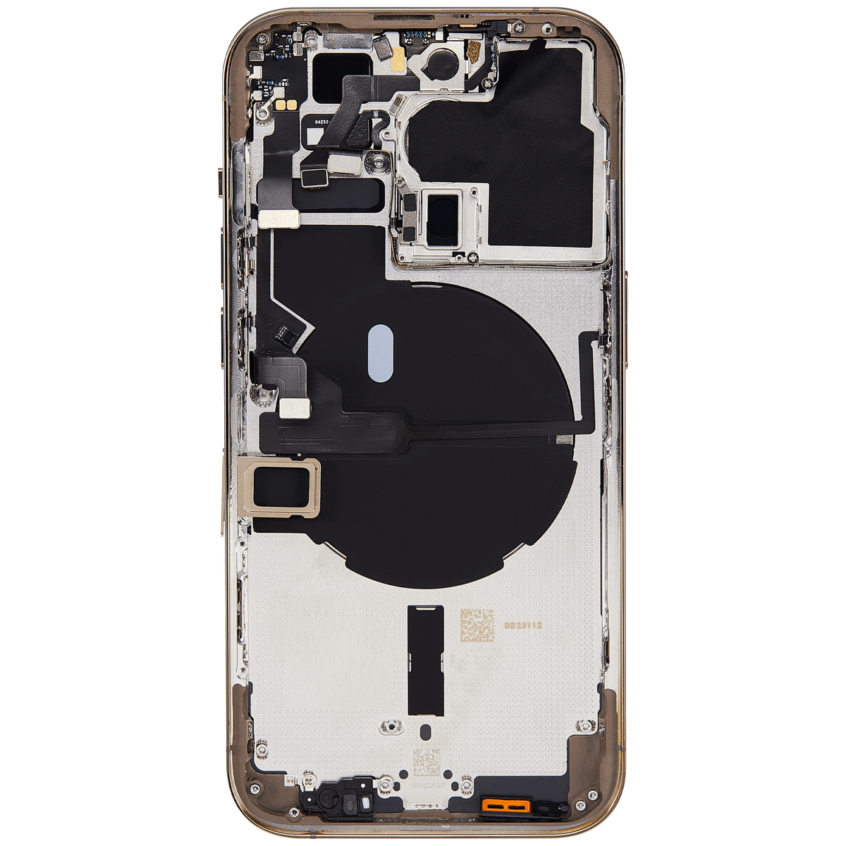 Back Housing W/ Small Parts For iPhone 14 Pro (EU / Global Version) (Aftermarket Plus) (Gold)