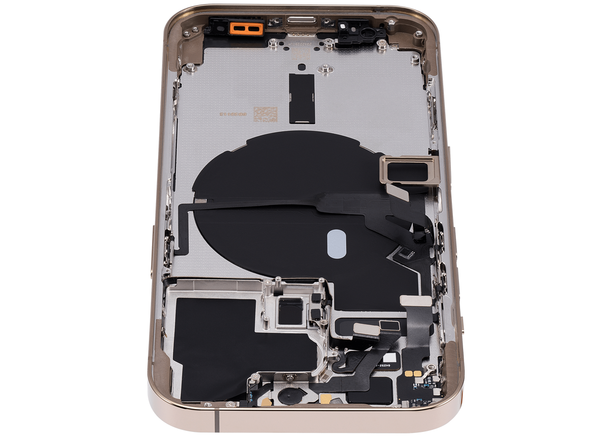 Back Housing W/ Small Parts For iPhone 14 Pro (EU / Global Version) (Aftermarket Plus) (Gold)