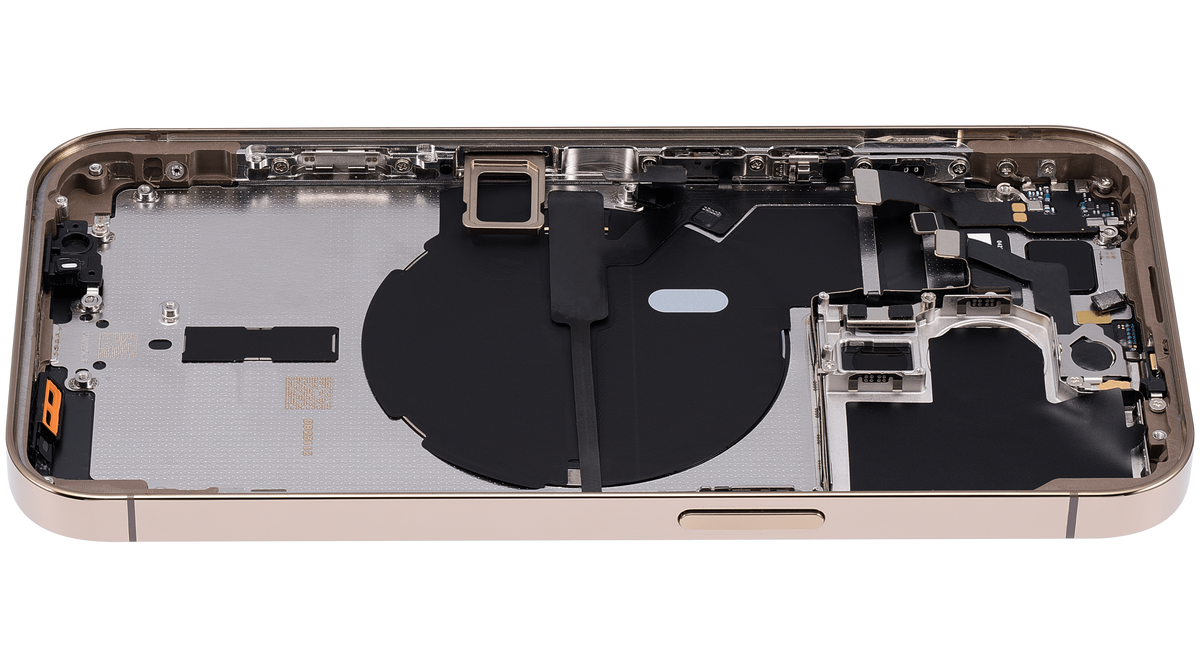 Back Housing W/ Small Parts For iPhone 14 Pro (EU / Global Version) (Aftermarket Plus) (Gold)