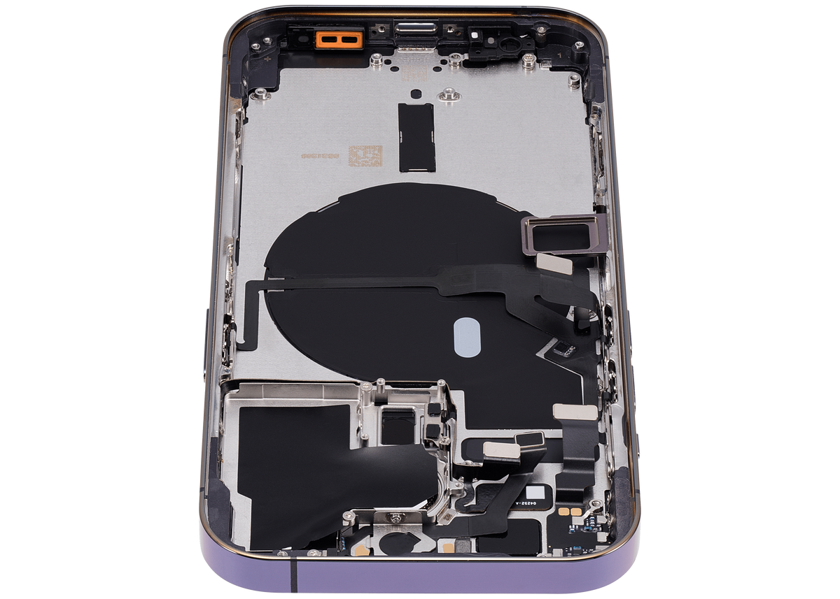 Back Housing W/ Small Parts For iPhone 14 Pro (EU / Global Version) (Aftermarket Plus) (Deep Purple)