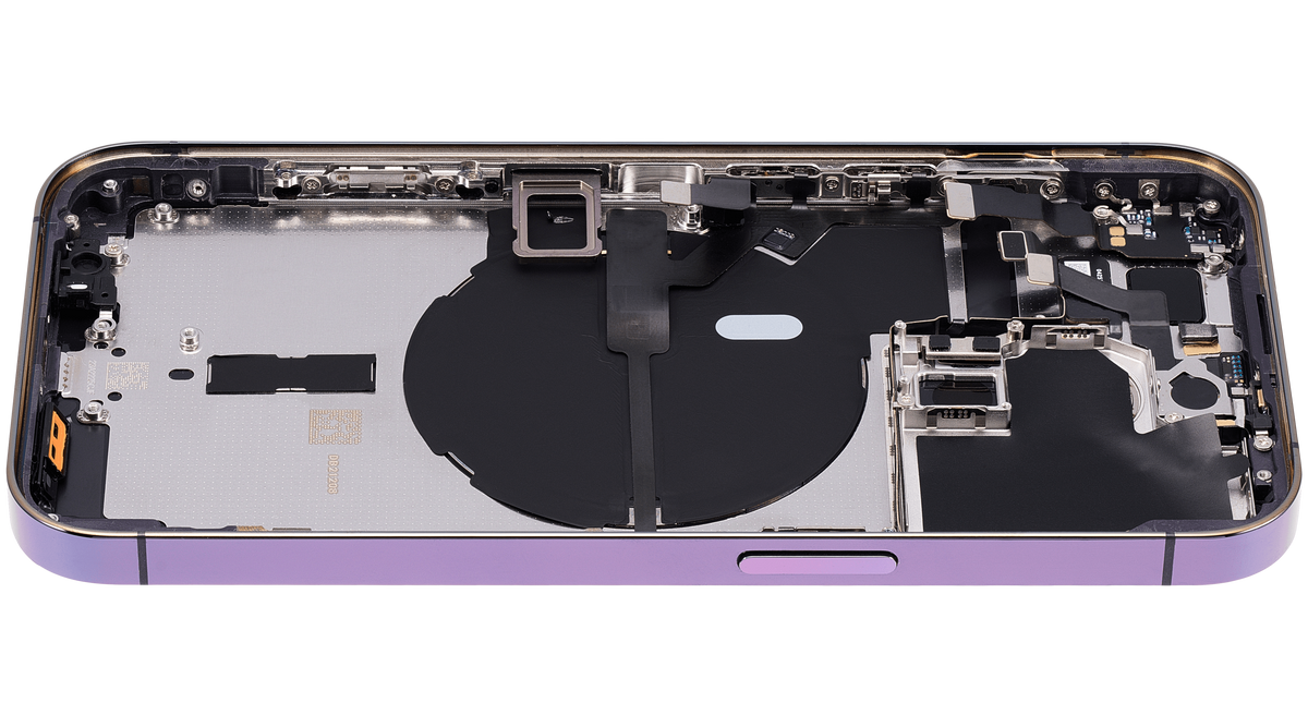 Back Housing W/ Small Parts For iPhone 14 Pro (EU / Global Version) (Aftermarket Plus) (Deep Purple)
