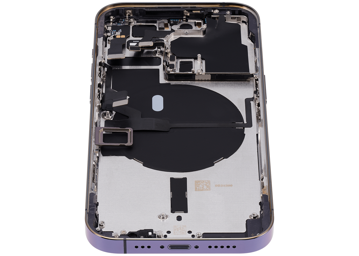 Back Housing W/ Small Parts For iPhone 14 Pro (EU / Global Version) (Aftermarket Plus) (Deep Purple)