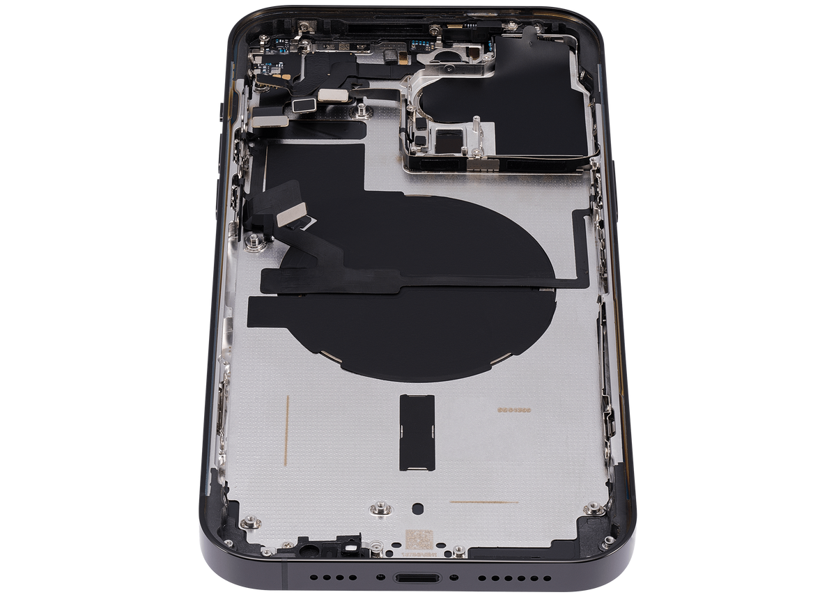 Back Housing W/ Small Parts For iPhone 14 Pro Max (US Version) (Aftermarket Plus) (Space Black)