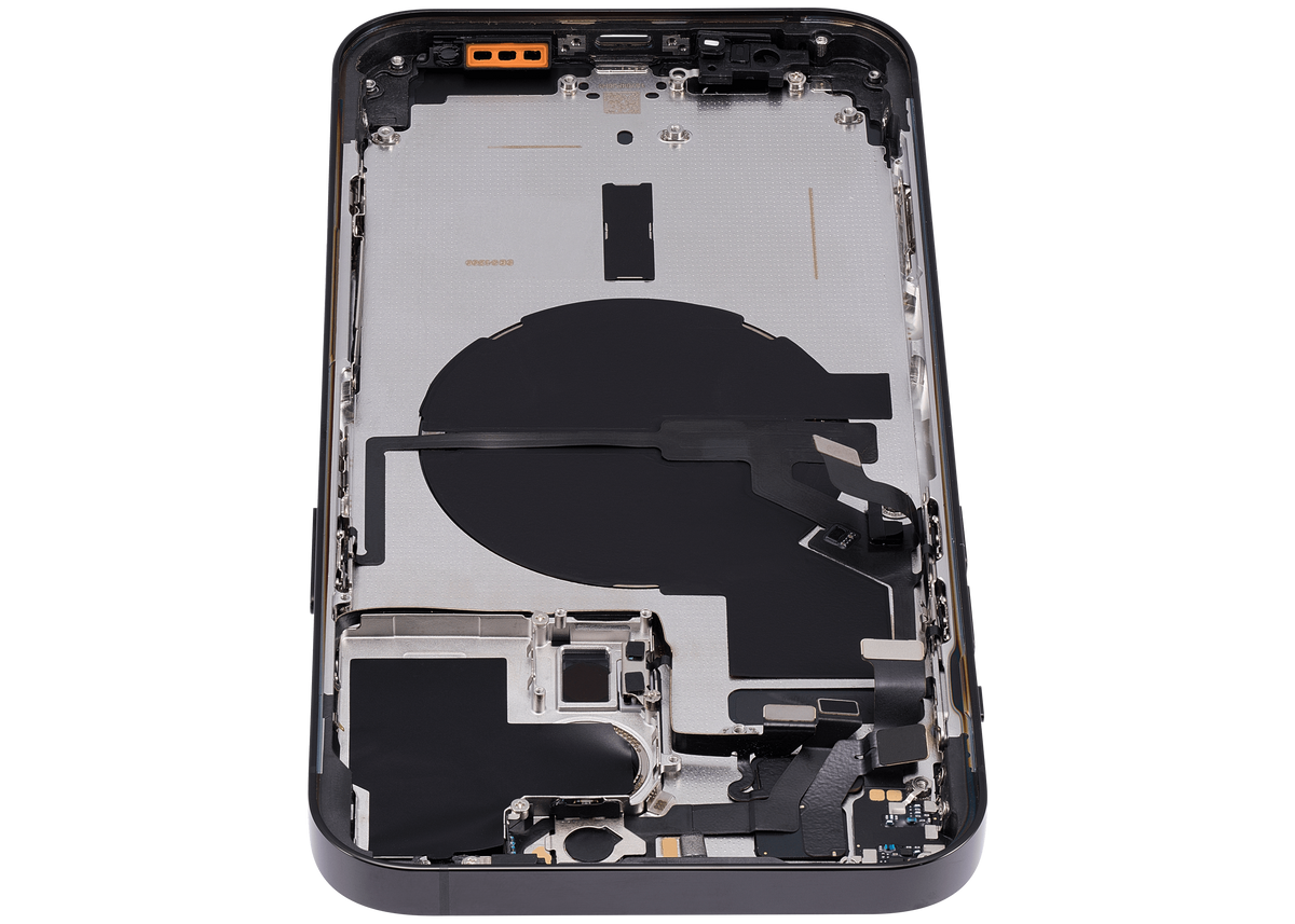 Back Housing W/ Small Parts For iPhone 14 Pro Max (US Version) (Aftermarket Plus) (Space Black)