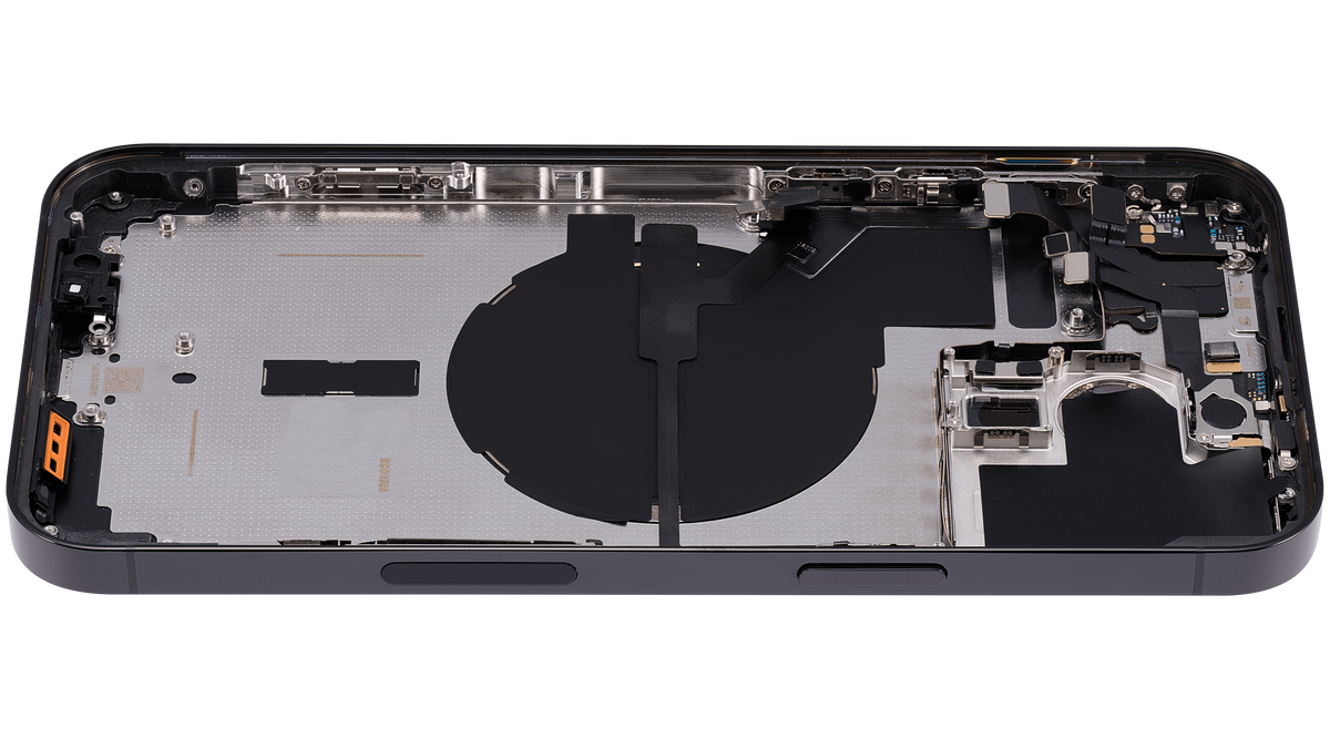 Back Housing W/ Small Parts For iPhone 14 Pro Max (US Version) (Aftermarket Plus) (Space Black)