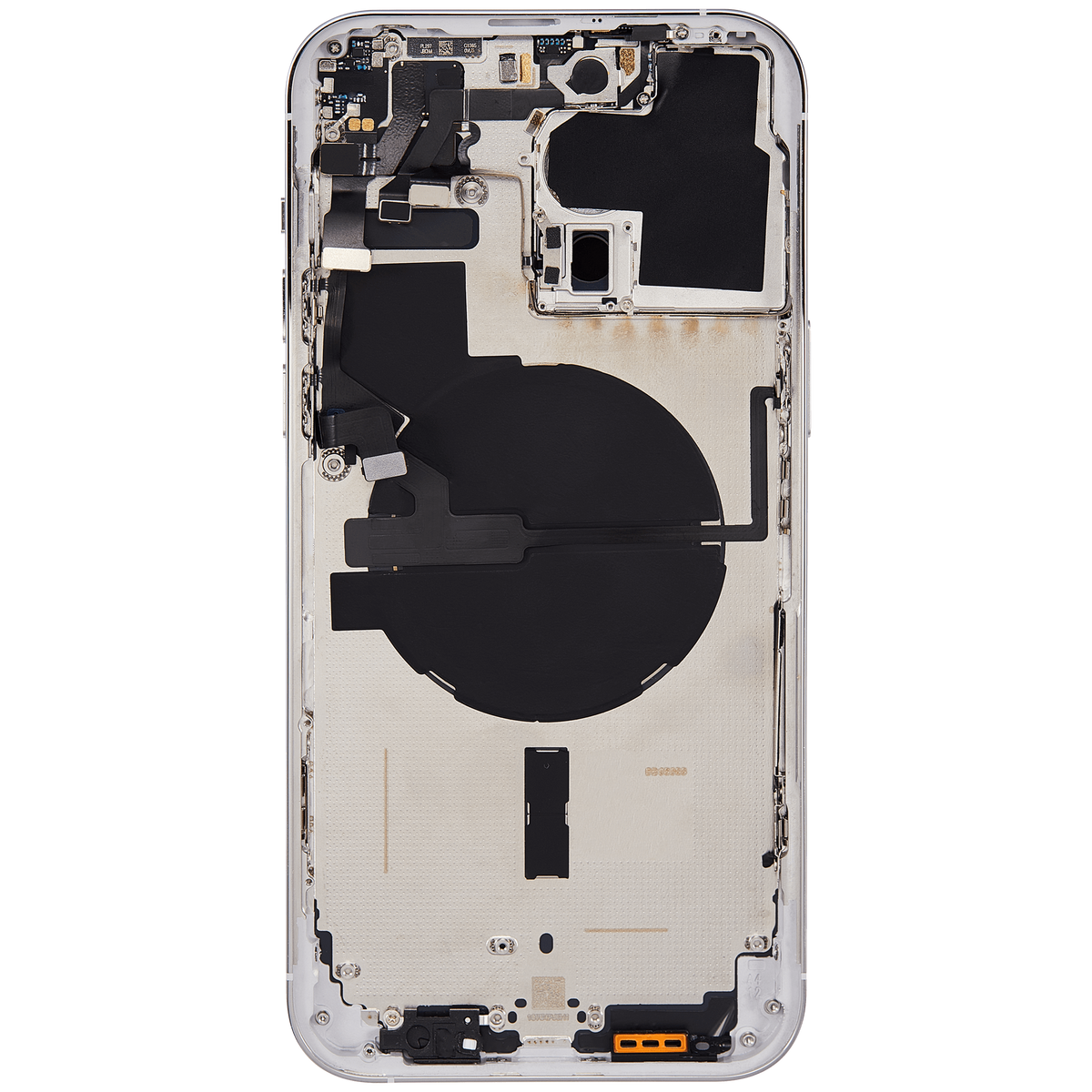 Back Housing W/ Small Parts For iPhone 14 Pro Max (US Version) (Aftermarket Plus) (Silver)