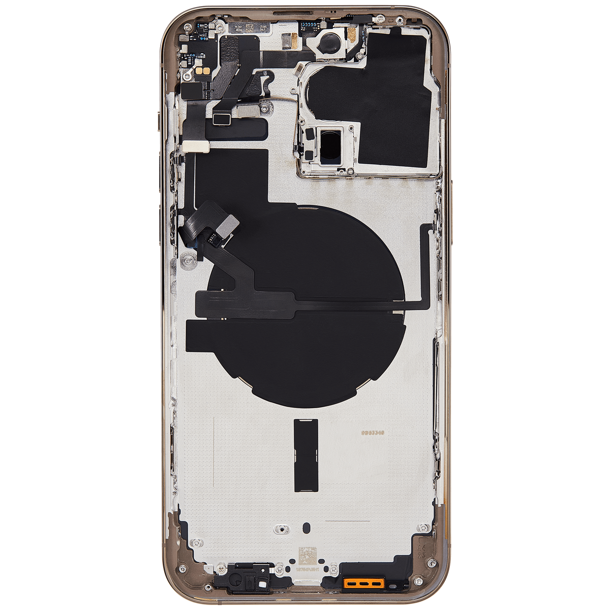 Back Housing W/ Small Parts For iPhone 14 Pro Max (US Version) (Aftermarket Plus) (Gold)