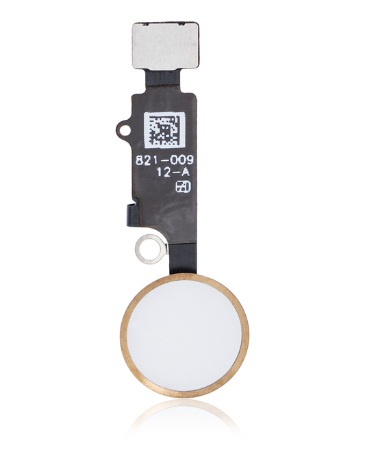 Home Button With Flex For iPhone 7 / 7 Plus / 8 / 8 Plus / SE (2020) / SE (2022) (Gold) (Warning: For Cosmetic Use Only)
