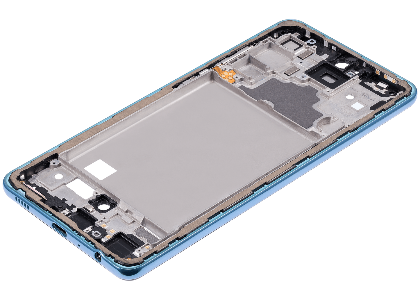 Mid-Frame Housing For Samsung Galaxy A72 (A725 / 2021) (Awesome Blue)