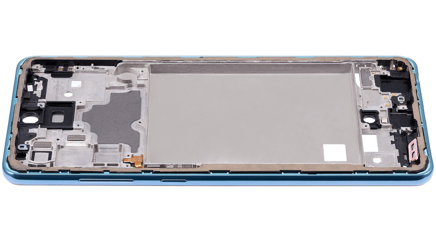 Mid-Frame Housing For Samsung Galaxy A72 (A725 / 2021) (Awesome Blue)