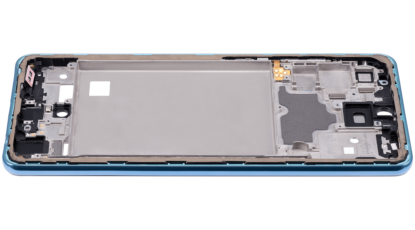 Mid-Frame Housing For Samsung Galaxy A72 (A725 / 2021) (Awesome Blue)