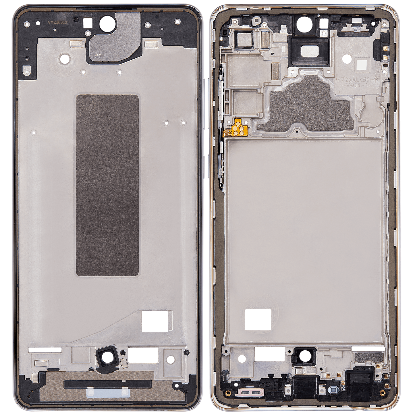 Mid-Frame Housing For Samsung Galaxy A72 (A725 / 2021) (Awesome White)