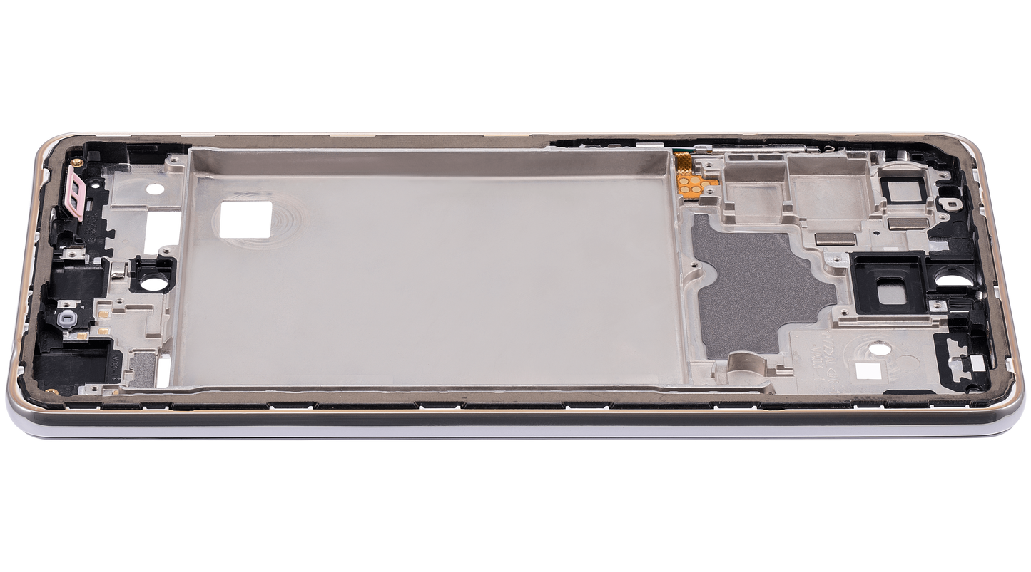 Mid-Frame Housing For Samsung Galaxy A72 (A725 / 2021) (Awesome White)