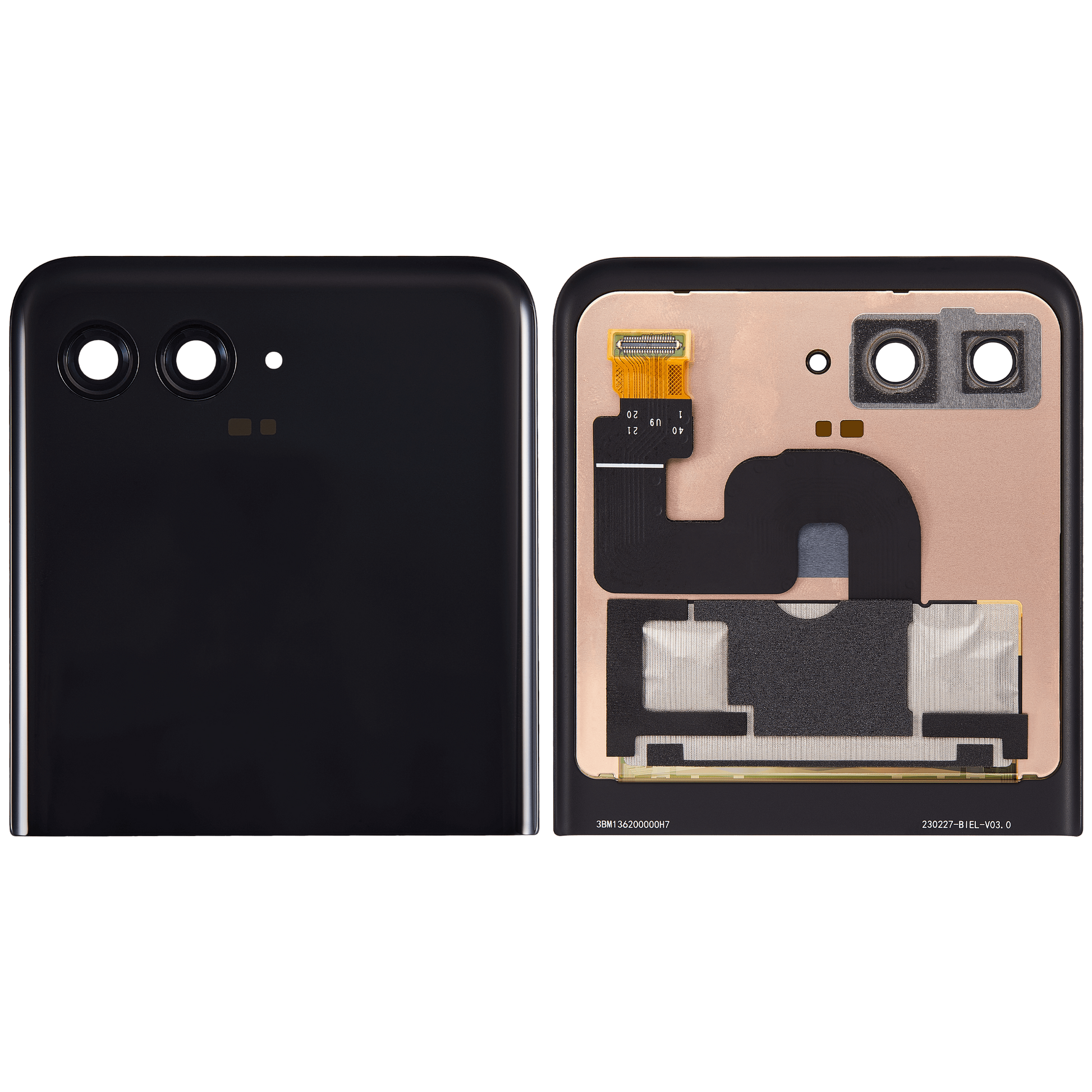Outer OLED Assembly For Motorola Moto Razr Plus 2023 / Razr 40 Ultra (XT2321 / 2023) - Motorola replacement part image 6